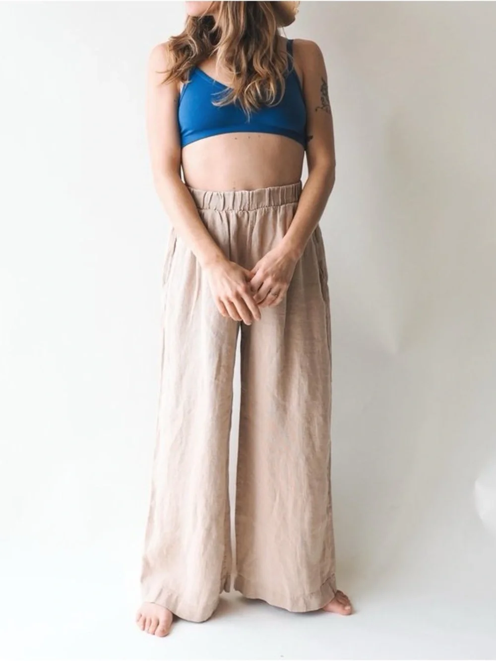 NWT Jungmaven 100% Hemp Cambria Pant in Oat Milk - Picture 4 of 14